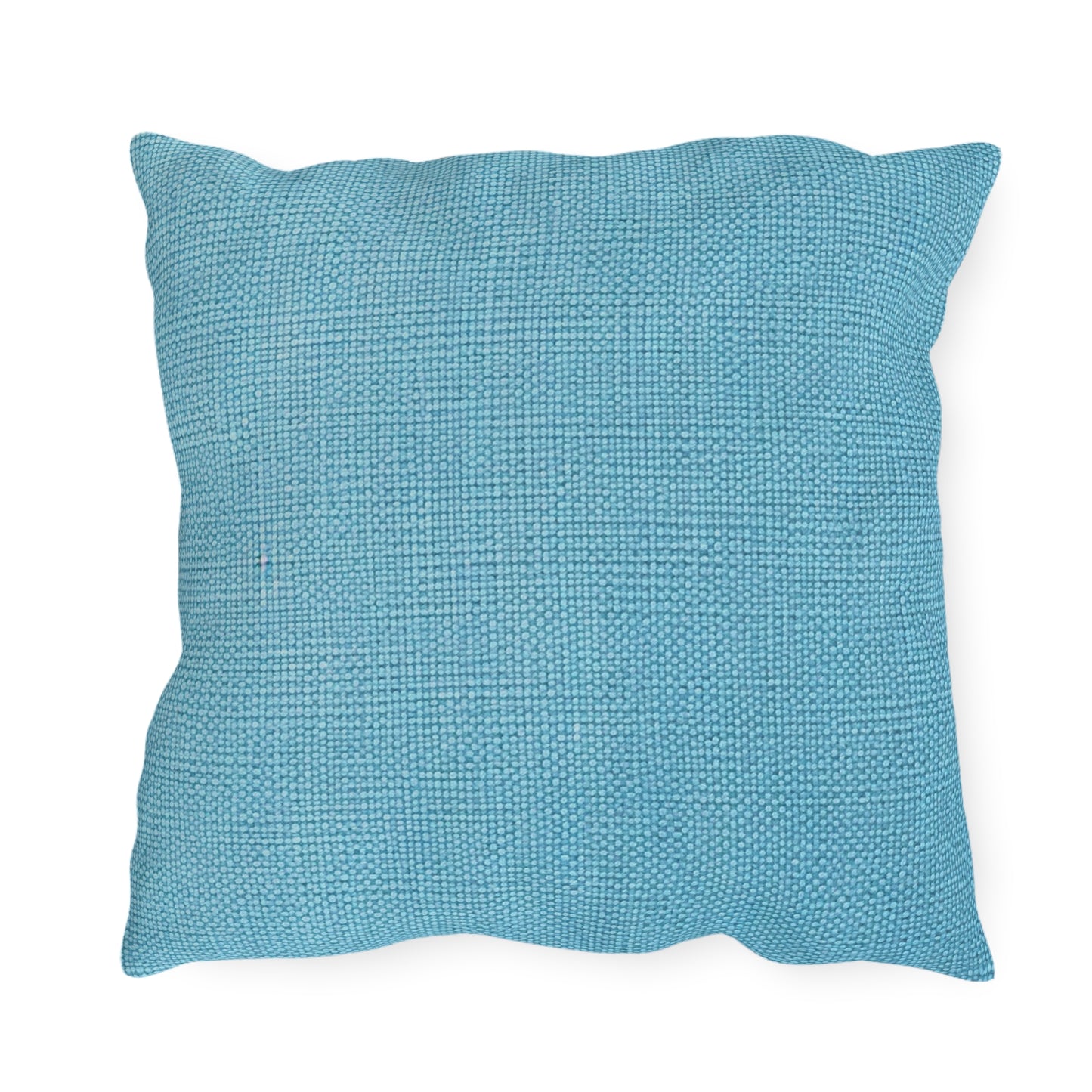 Bright Aqua Teal: Denim-Inspired Refreshing Blue Summer Fabric - Outdoor Pillows