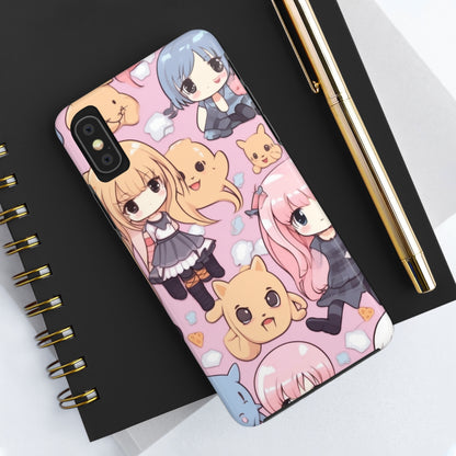 Kawaii Anime Girls: Cute and Adorable Manga Inspired Design - Tough Phone Cases