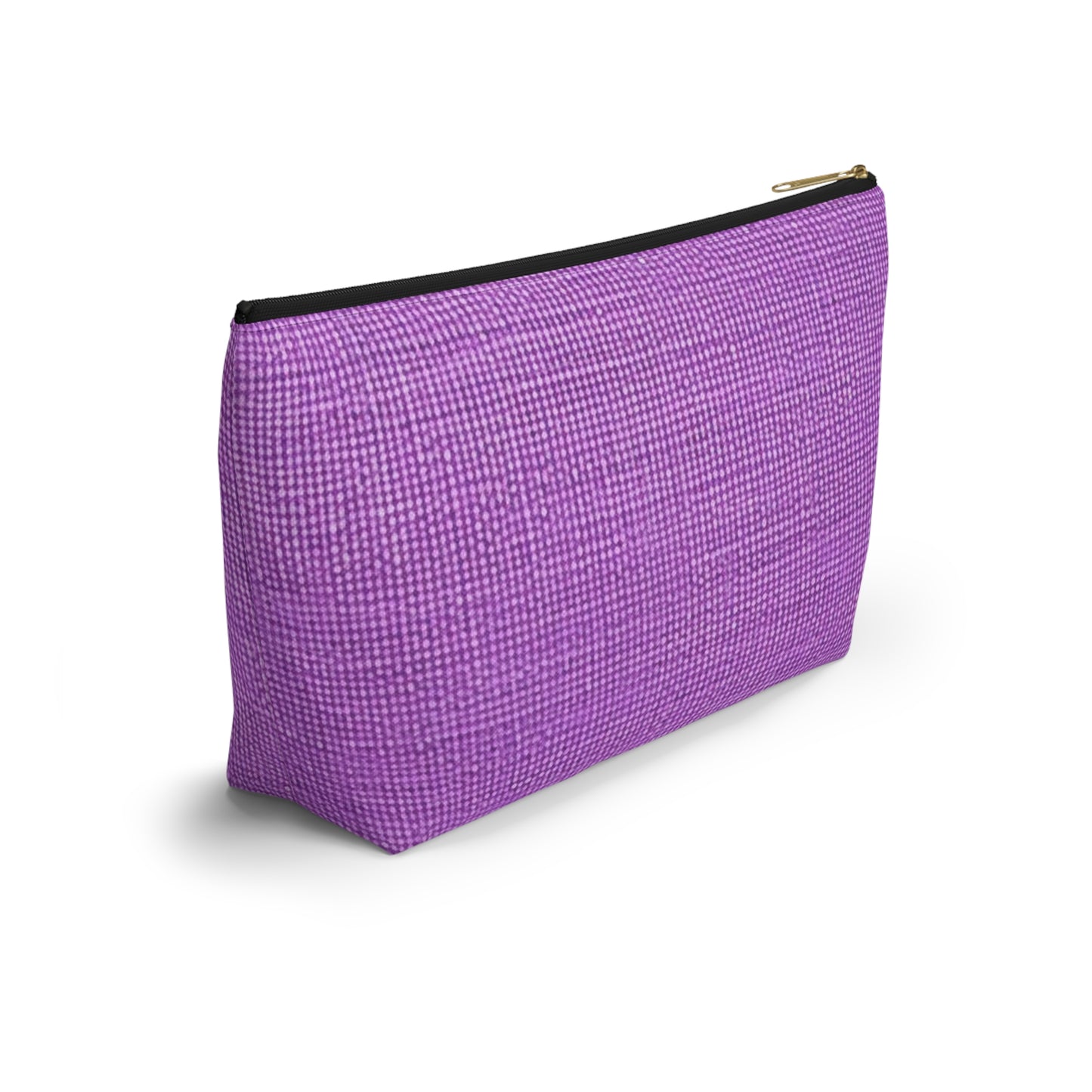 Hyper Iris Orchid Red: Denim-Inspired, Bold Style - Accessory Pouch w T-bottom