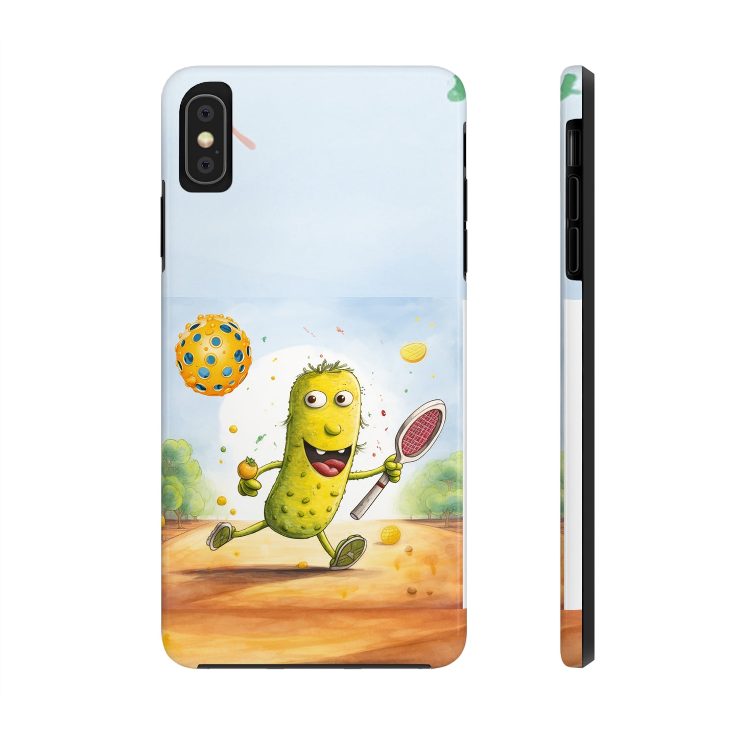 Pickleball Play: Pickle Sport Action Game, Fast Dink Ball - Tough Phone Cases