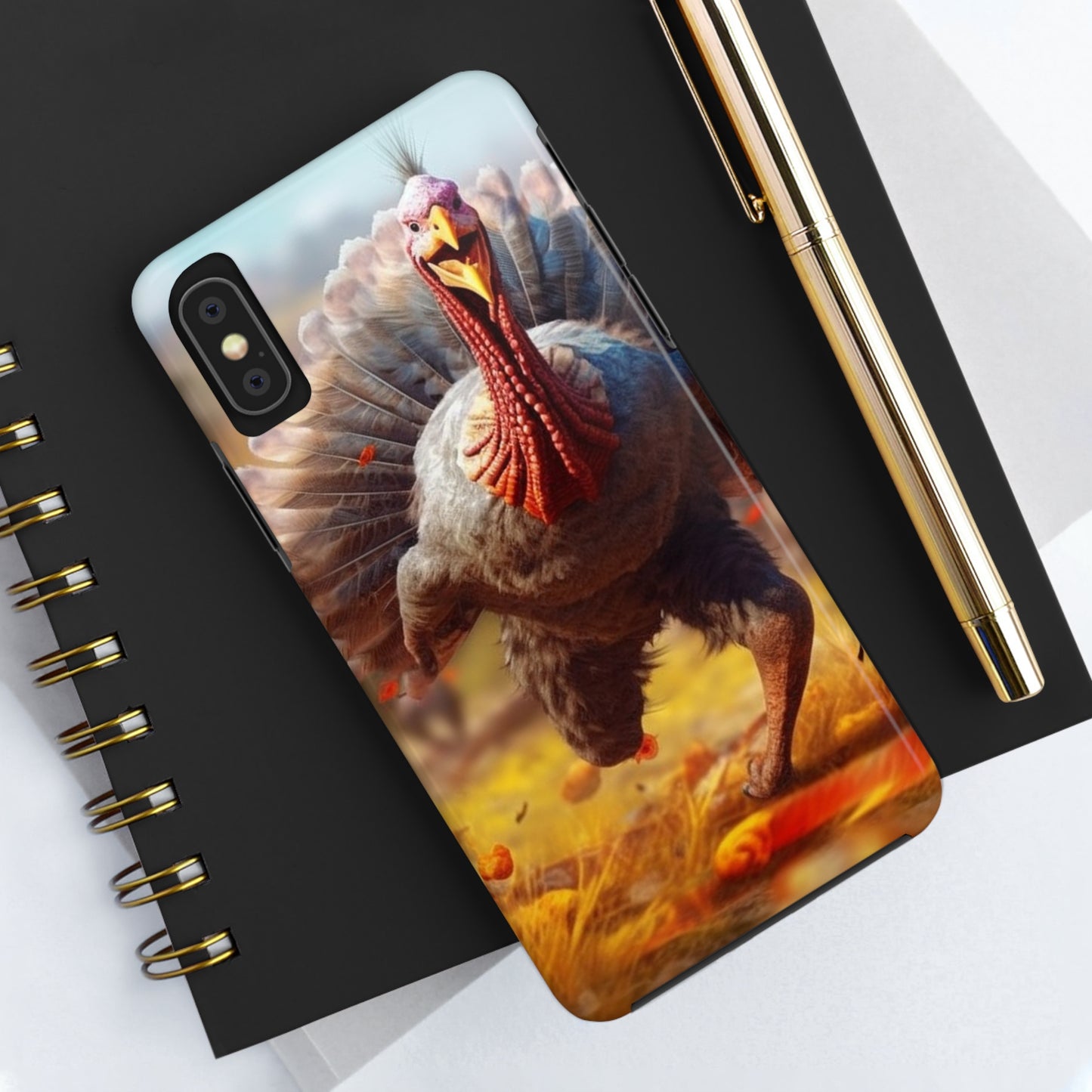 Thanksgiving Trot Turkey Run Athlete Sprint Racer Holiday Feast Dinner - Tough Phone Cases