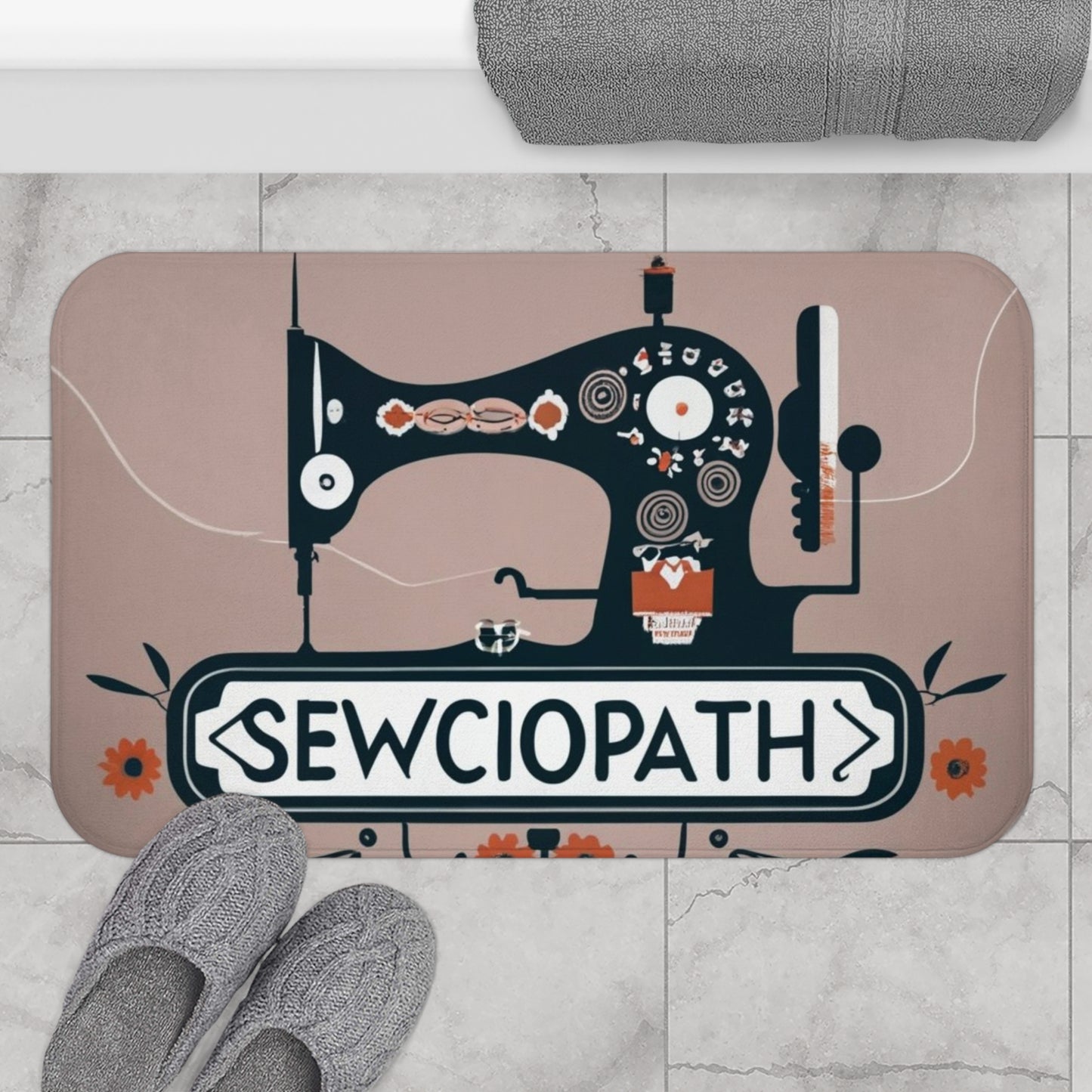 Costura Sewciopath - Alfombra de baño