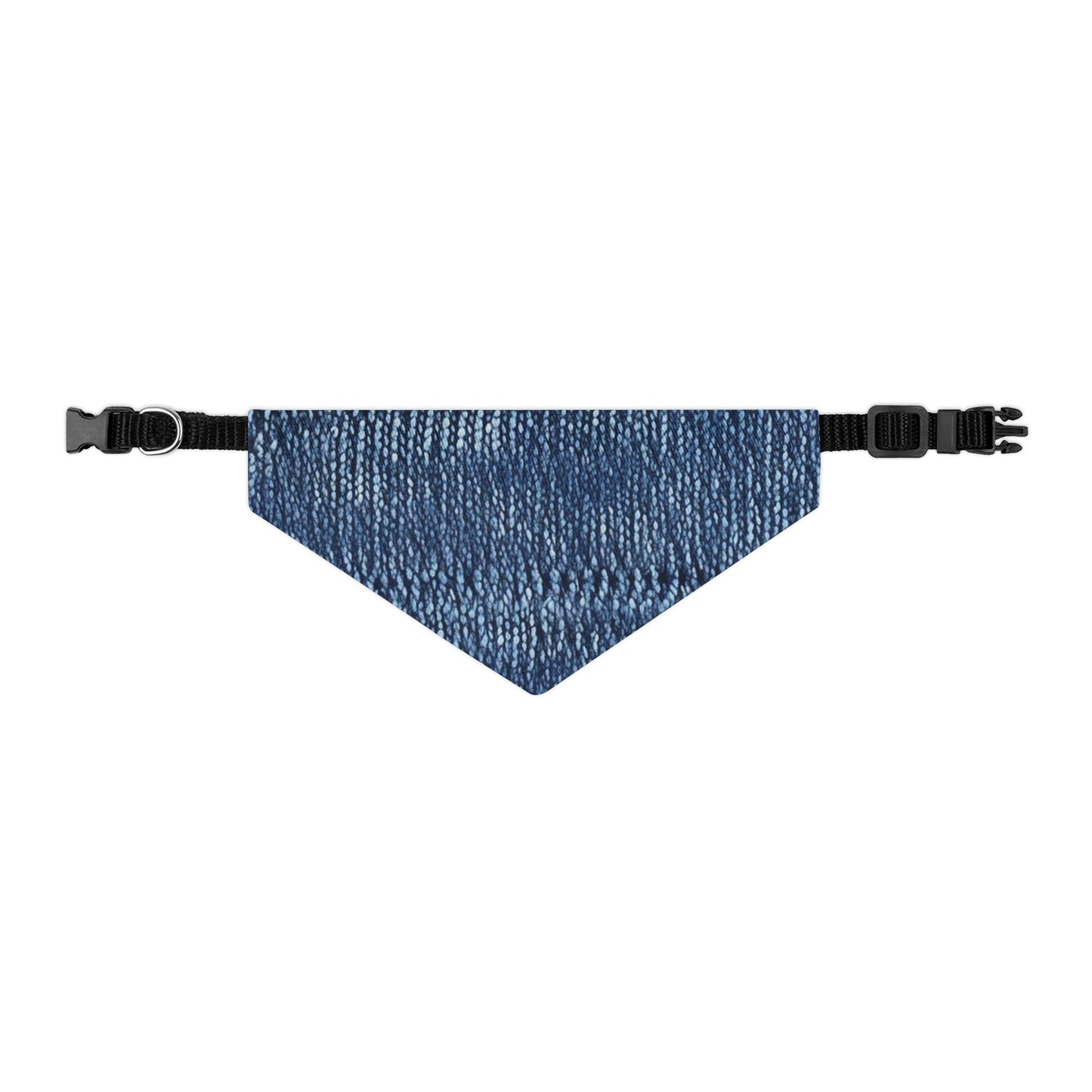 Indigo blue jean Denim Design Pattern Style - Pet Bandana Collar