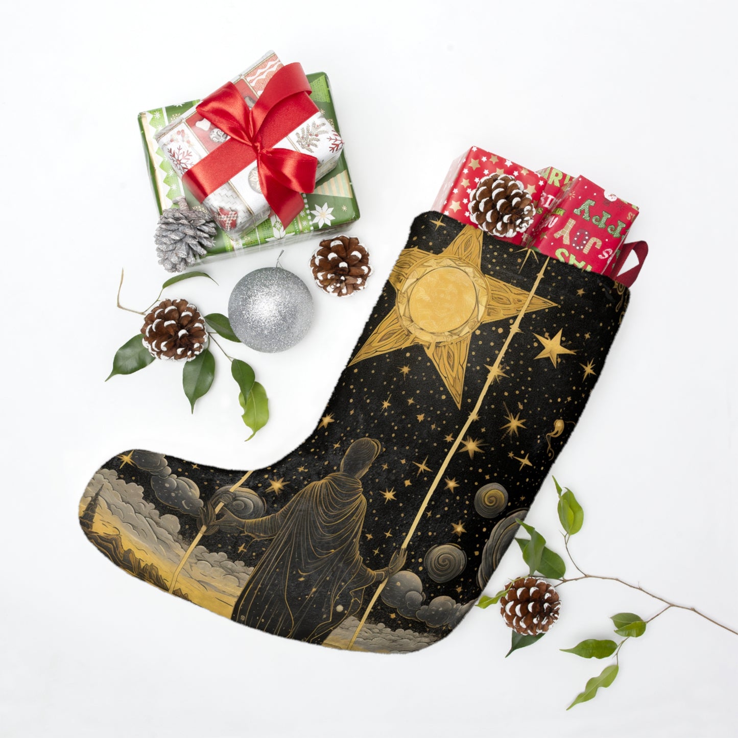 The Star Tarot Card - Symbol of Faith and Optimism - Christmas Stockings