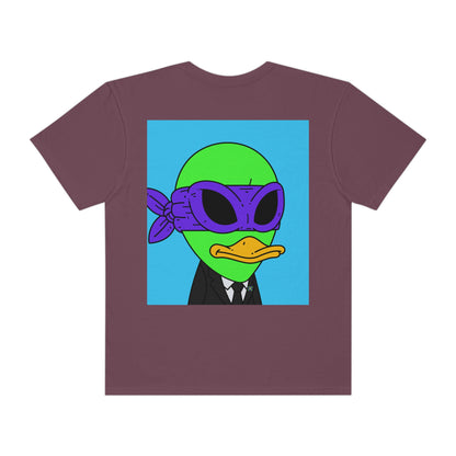 Alien Visitor 751Galactic - Unisex Garment-Dyed T-shirt