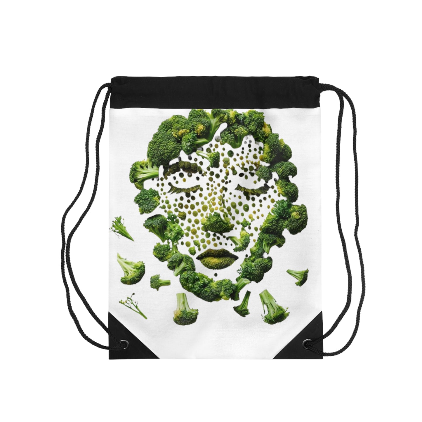 Broccoli Freckles, Drawstring Bag