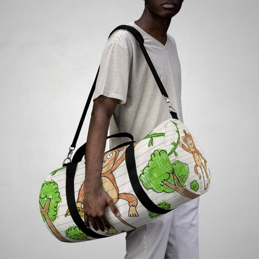 Graphic Monkey - Fun Zoo Clothing for Ape Lovers Duffel Bag