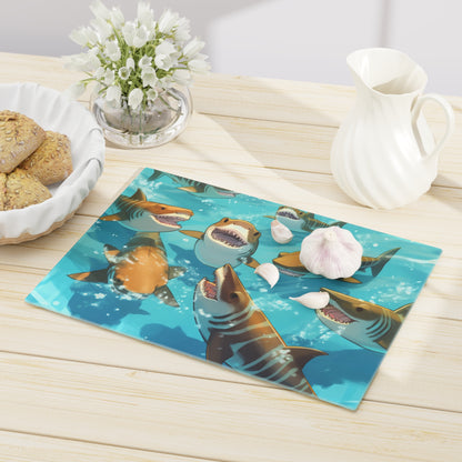 Tiger Shark: Ocean Marine Wildlife - Underwater - Cutting Board