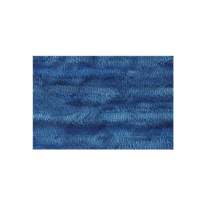 Blue Spectrum: Denim-Inspired Fabric Light to Dark - Outdoor Rug