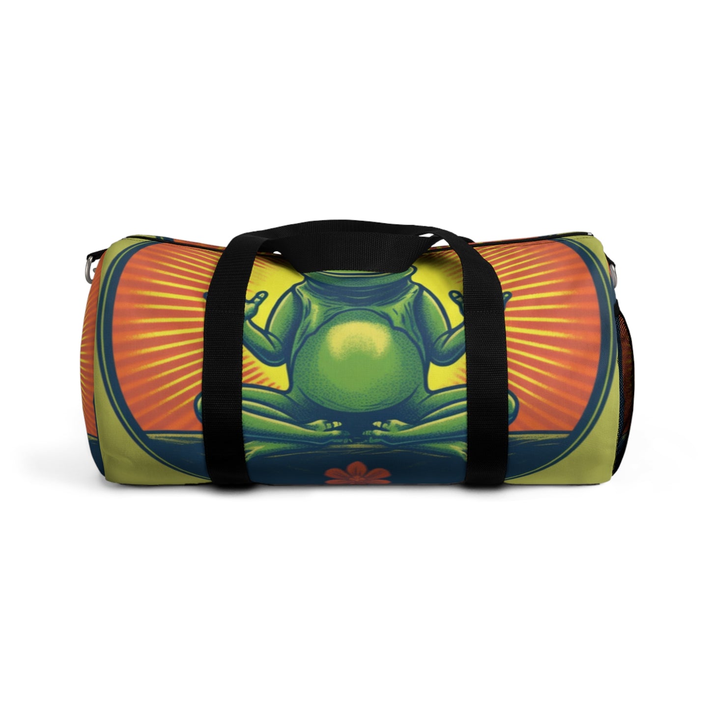 Yoga Frog Namaste Amphibian Relax Graphic Duffel Bag