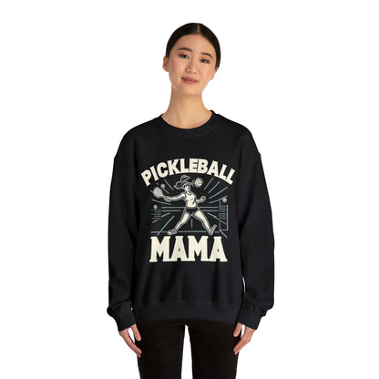 Pickleball Mama - Moms, Sporty Graphic, Pickleball Enthusiast Design - Unisex Heavy Blend™ Crewneck Sweatshirt