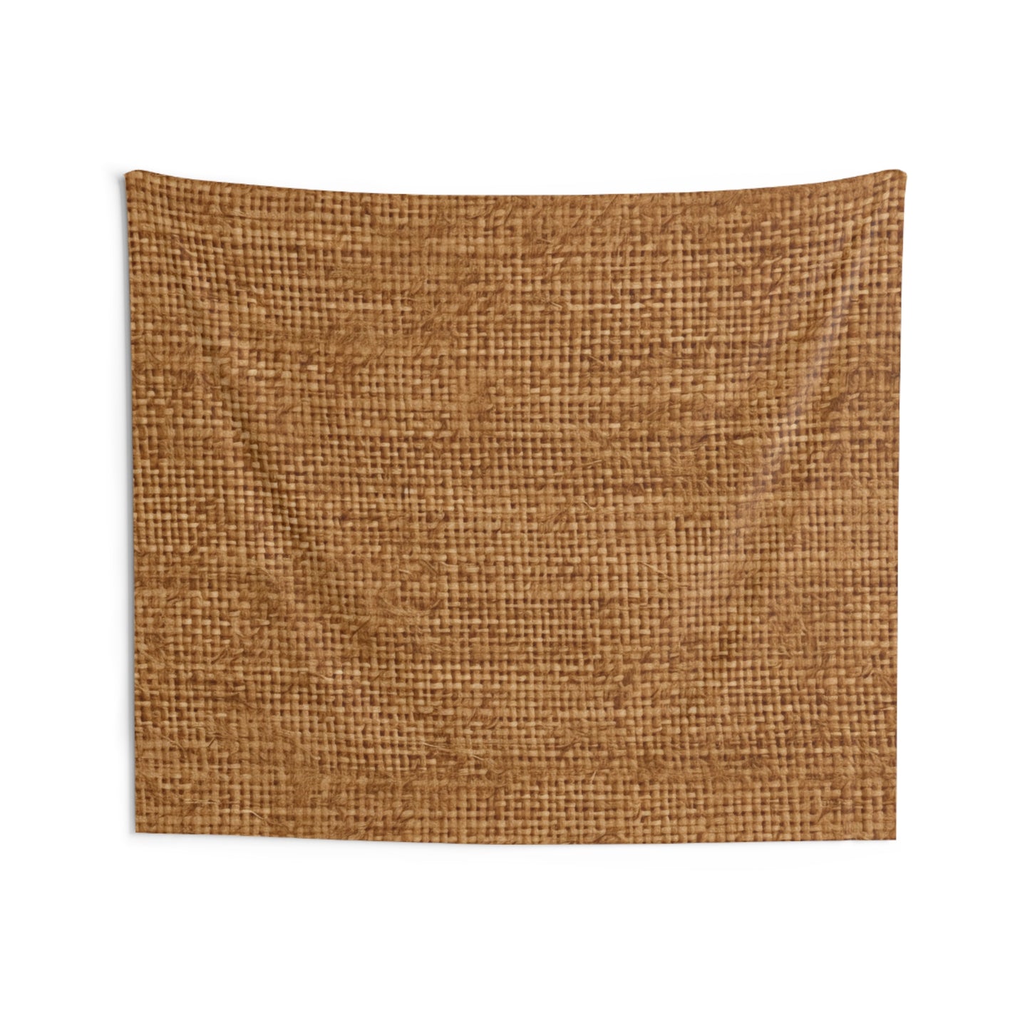 Brown Light Chocolate: Denim-Inspired Elegant Fabric - Indoor Wall Tapestries