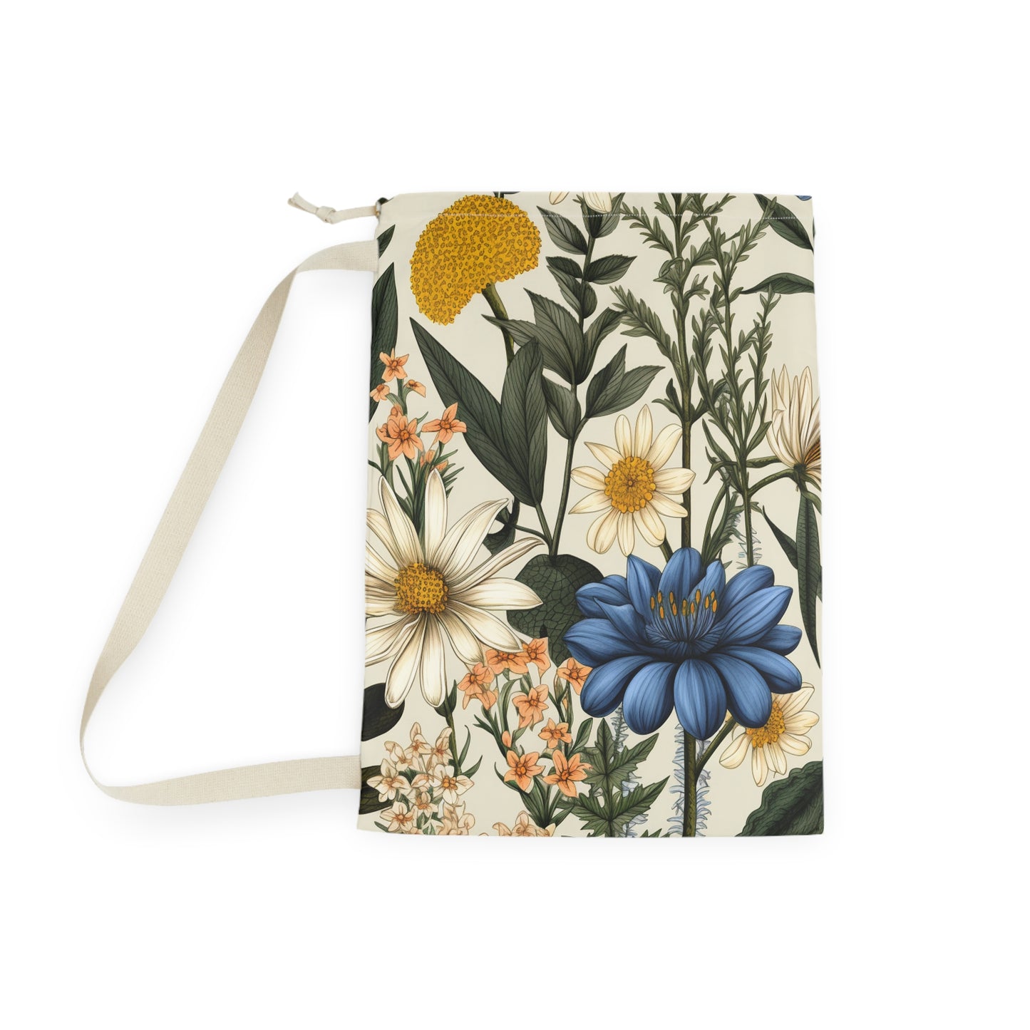 Botanical Illustration Flowers & Plants Design Laundry Bag