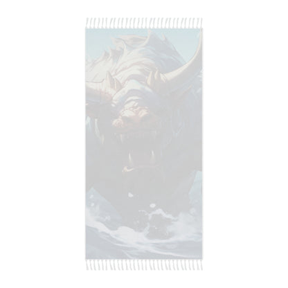 Bull Shark Fusion: Water Fantasy - Hybrid Ocean Marine Animal - Boho Beach Cloth