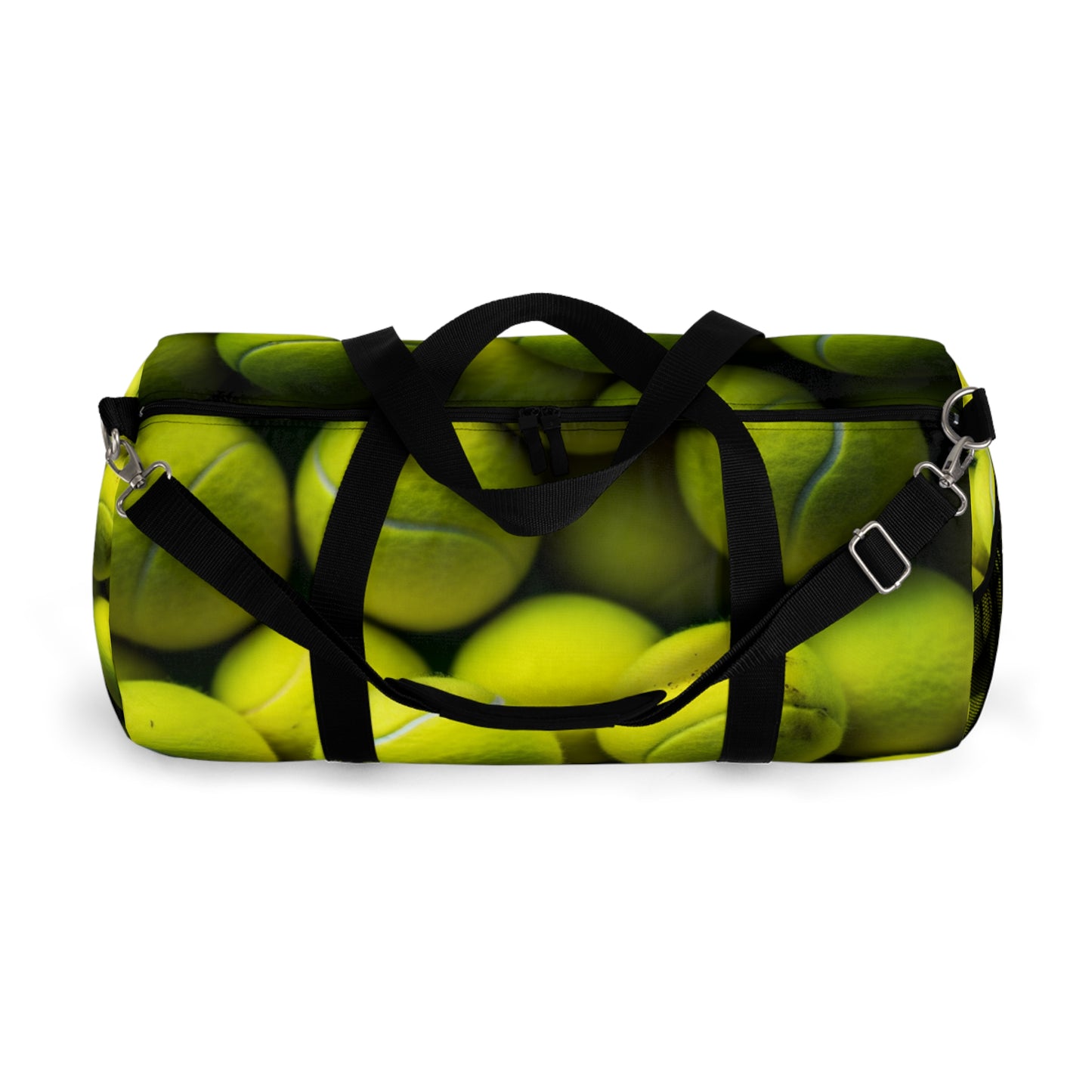 Tennis Ball Sport: Athlete Court Action, Rally & Serve - Duffel Bag