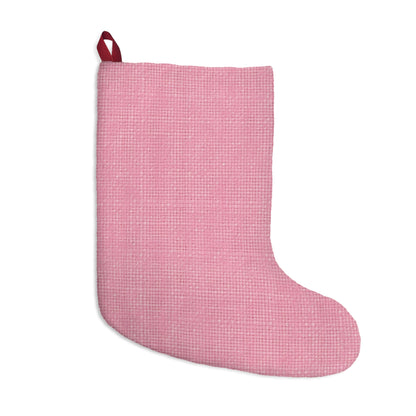 Pastel Rose Pink: Denim-Inspired, Refreshing Fabric Design - Christmas Stockings