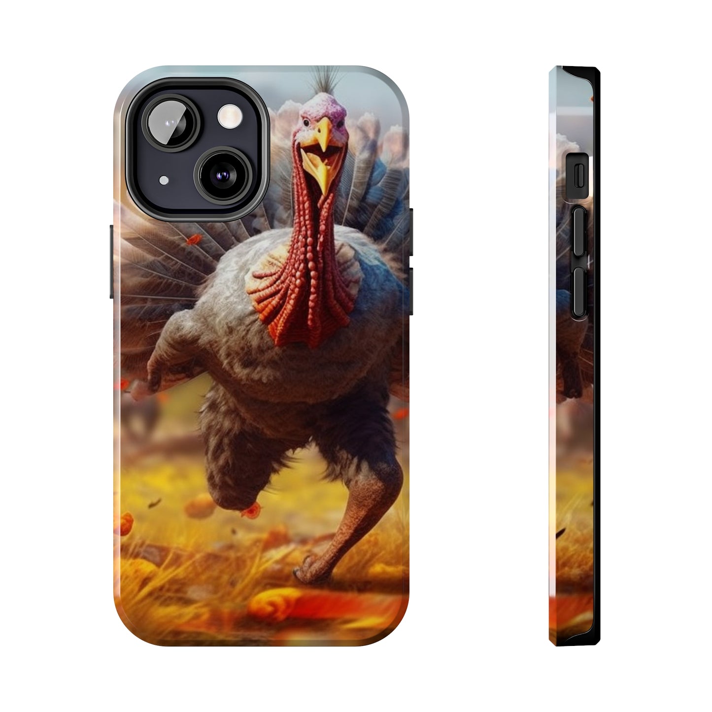 Thanksgiving Trot Turkey Run Athlete Sprint Racer Holiday Feast Dinner - Tough Phone Cases