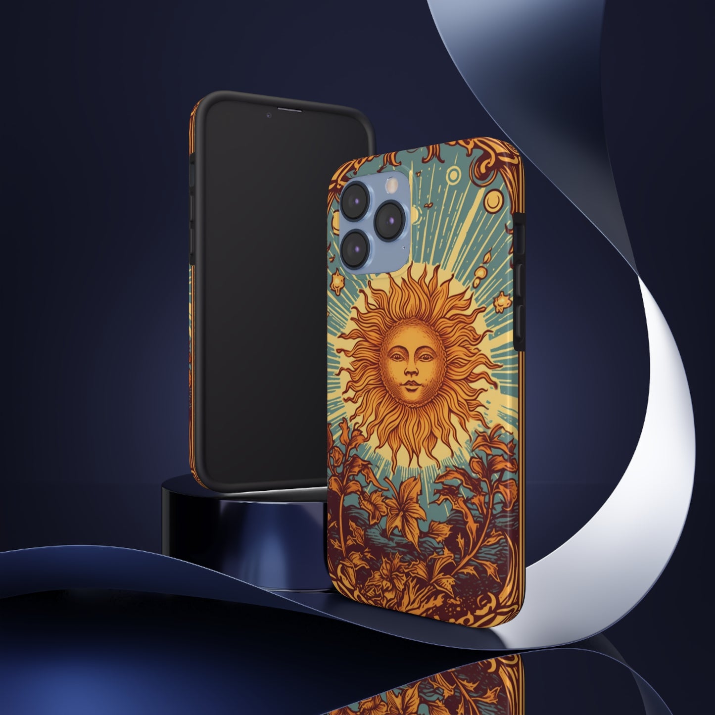 Sun Tarot Card Symbol of Growth, Life, and Radiance - Tough Phone Cases