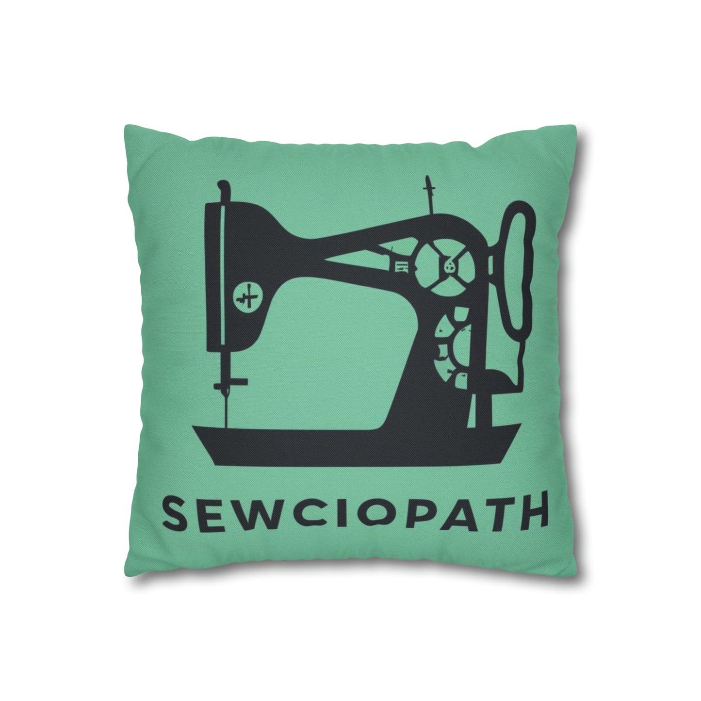 Sewing Sociopath Machine - Spun Polyester Square Pillow Case