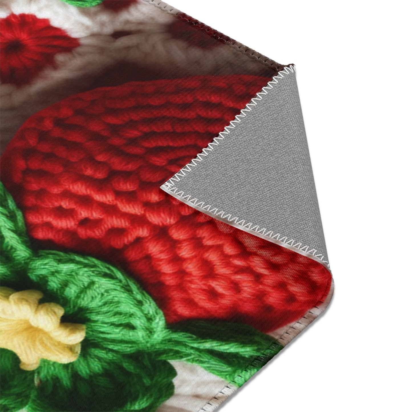 Strawberry Crochet Pattern - Amigurumi Strawberries - Fruit Design for Home and Gifts - Area Rugs