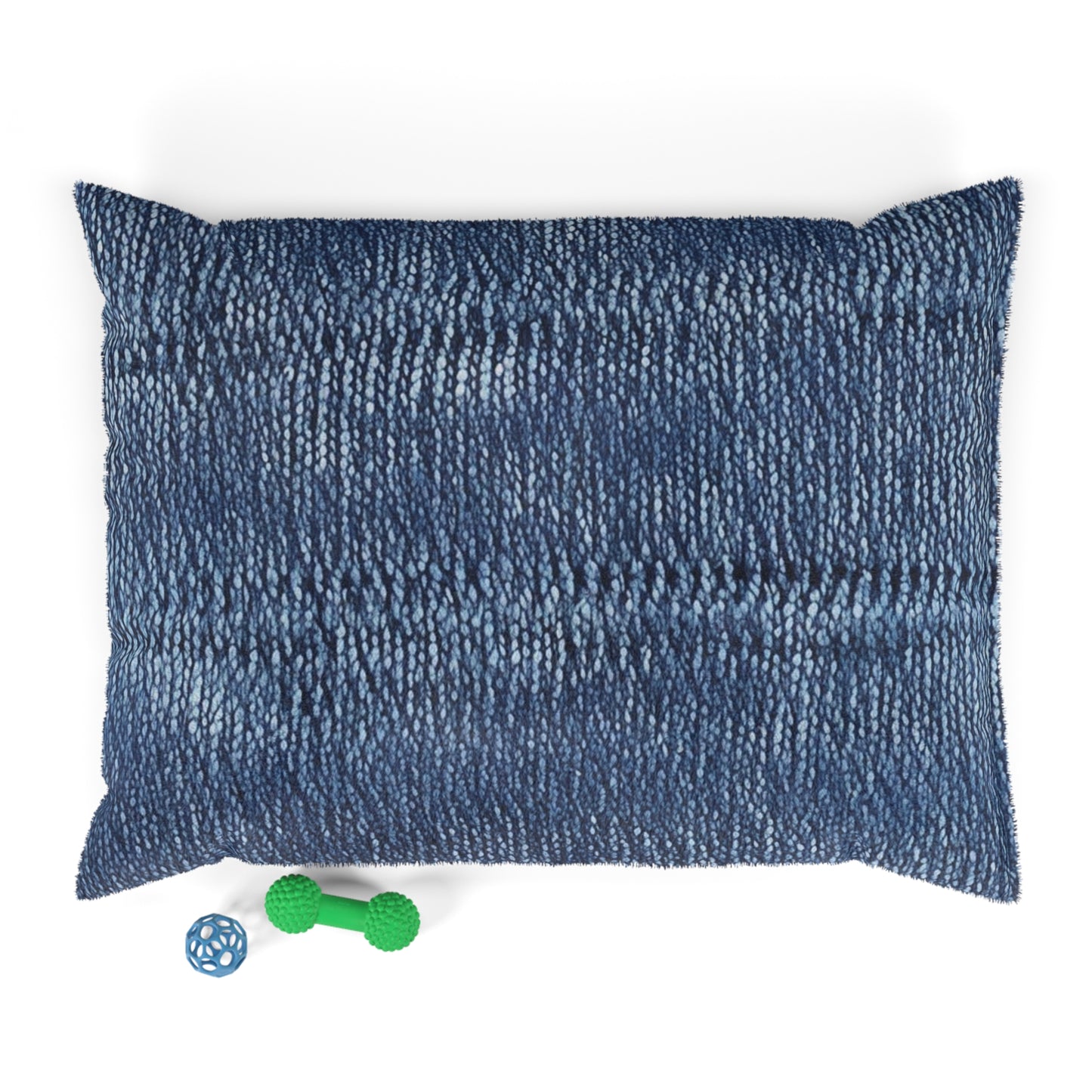 Indigo blue jean Denim Design Pattern Style - Dog & Pet Bed