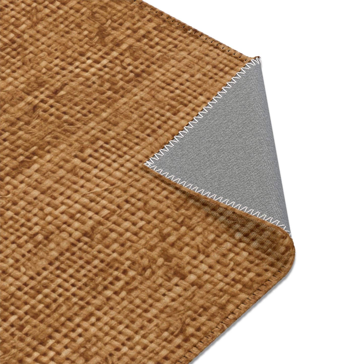 Brown Light Chocolate: Denim-Inspired Elegant Fabric - Area Rugs