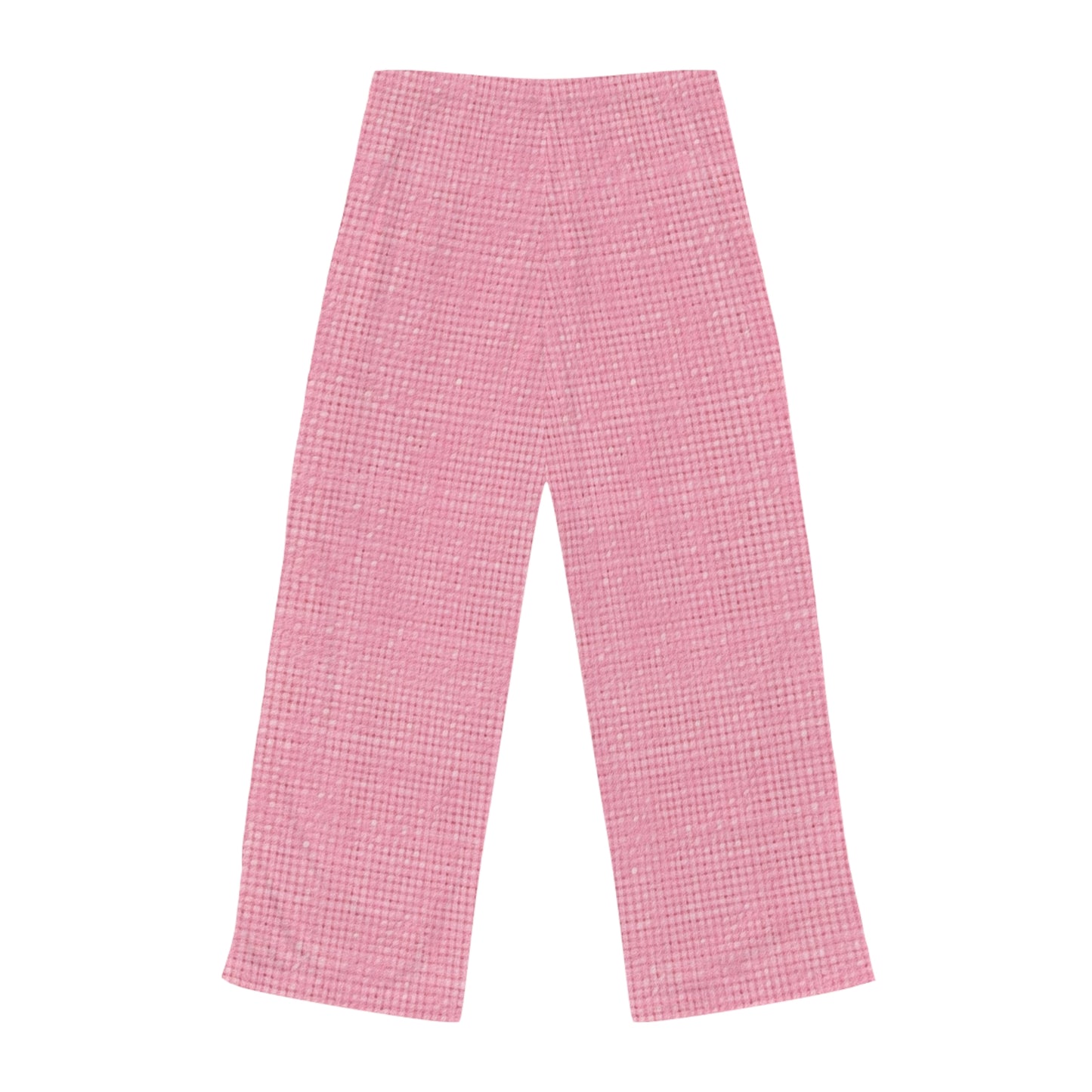 Diseño de tela refrescante inspirado en la mezclilla rosa pastel - Pantalones de pijama para mujer (AOP) 