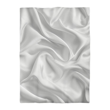 White Silk, Microfiber Duvet Cover