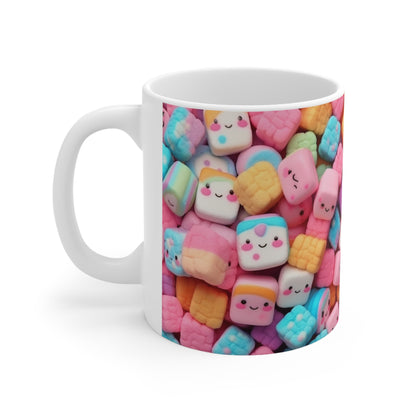 Kawaii Anime Sweets: Adorable Japanese Candy Magic - Ceramic Mug 11oz