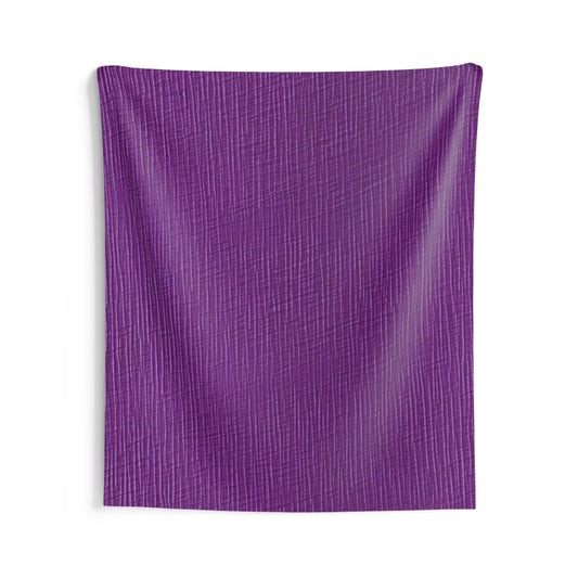 Violet/Plum/Purple: Denim-Inspired Luxurious Fabric - Indoor Wall Tapestries