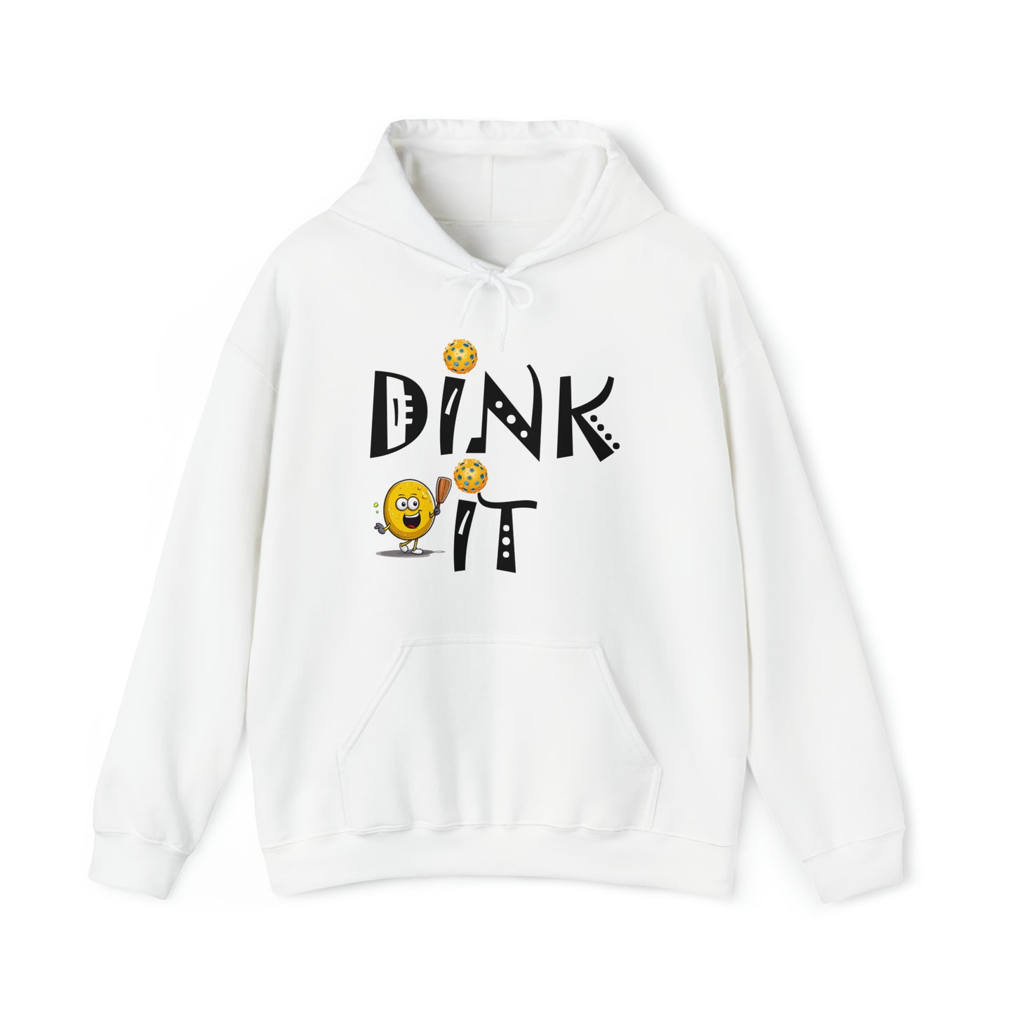 Pickleball Dink It: Sport Strategy Game Style - Gift Enthusiasts & Players - Unisex Heavy Blend™ Hooded Sweatshirt