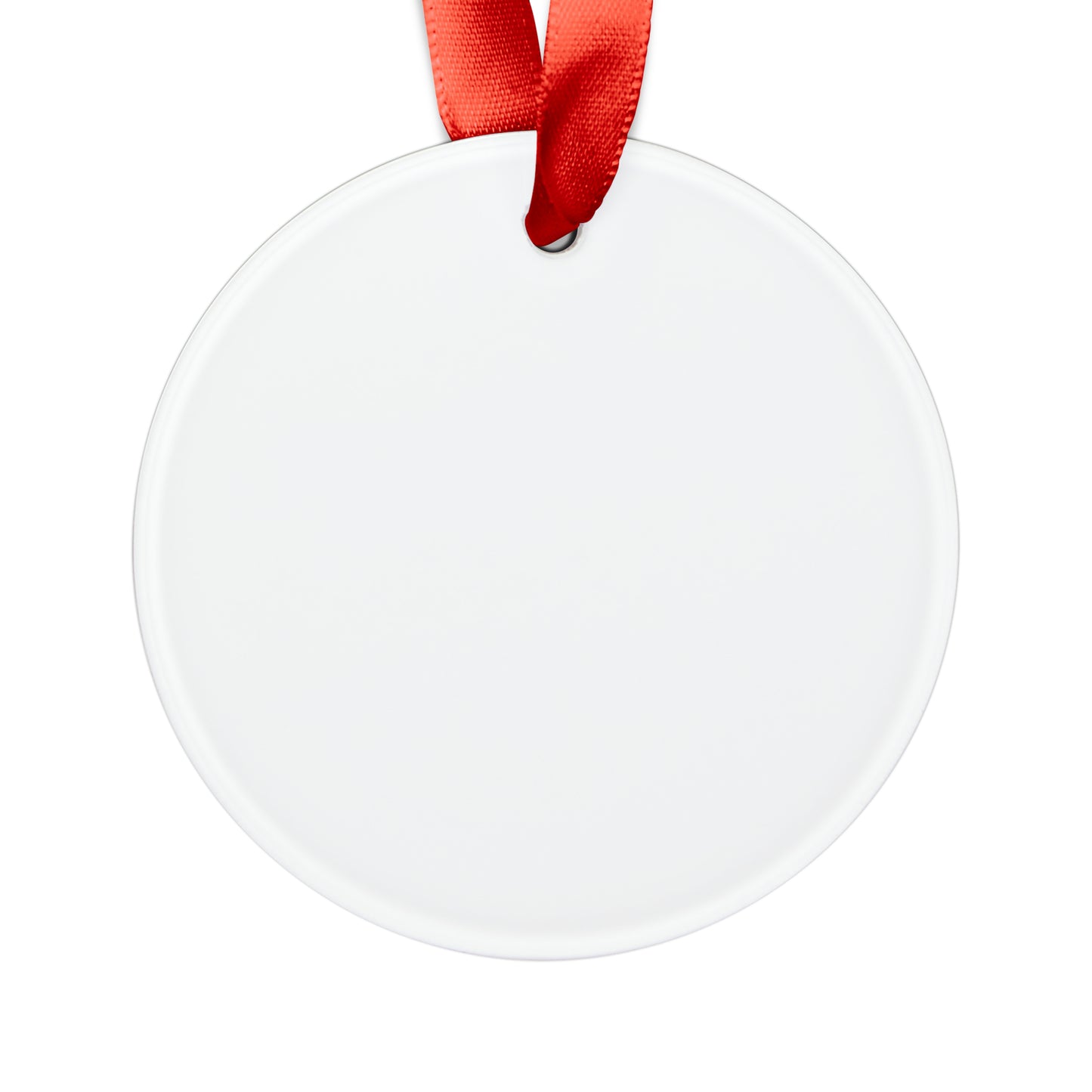 Pickleball Christmas - Acrylic Ornament with Ribbon