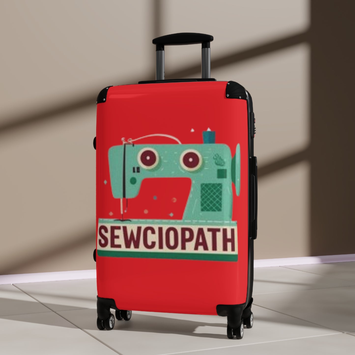 Sewing Sewciopath Graphic Style - Suitcase