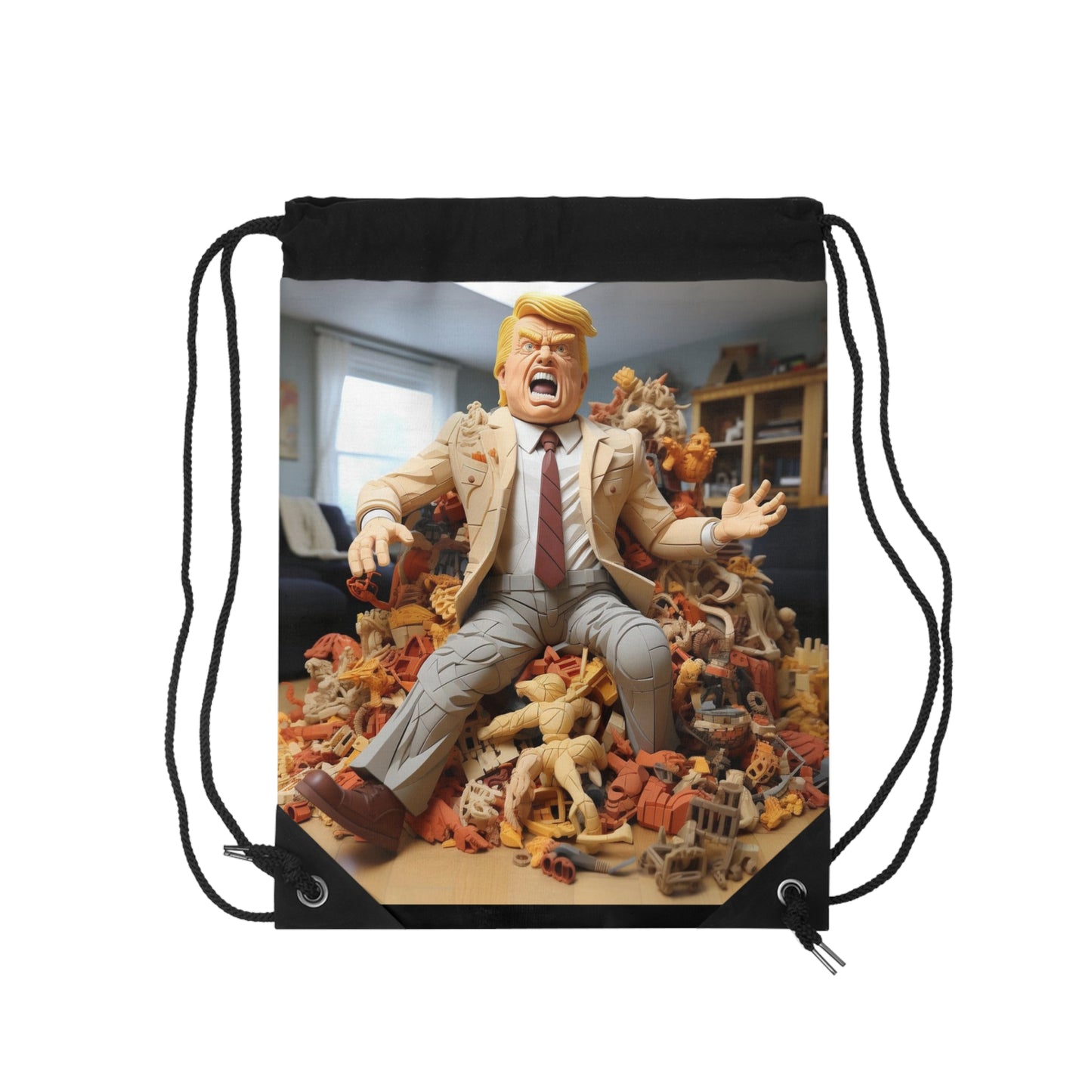 Don BlockBuilder Brew ShibeMaster Commander - Drawstring Bag