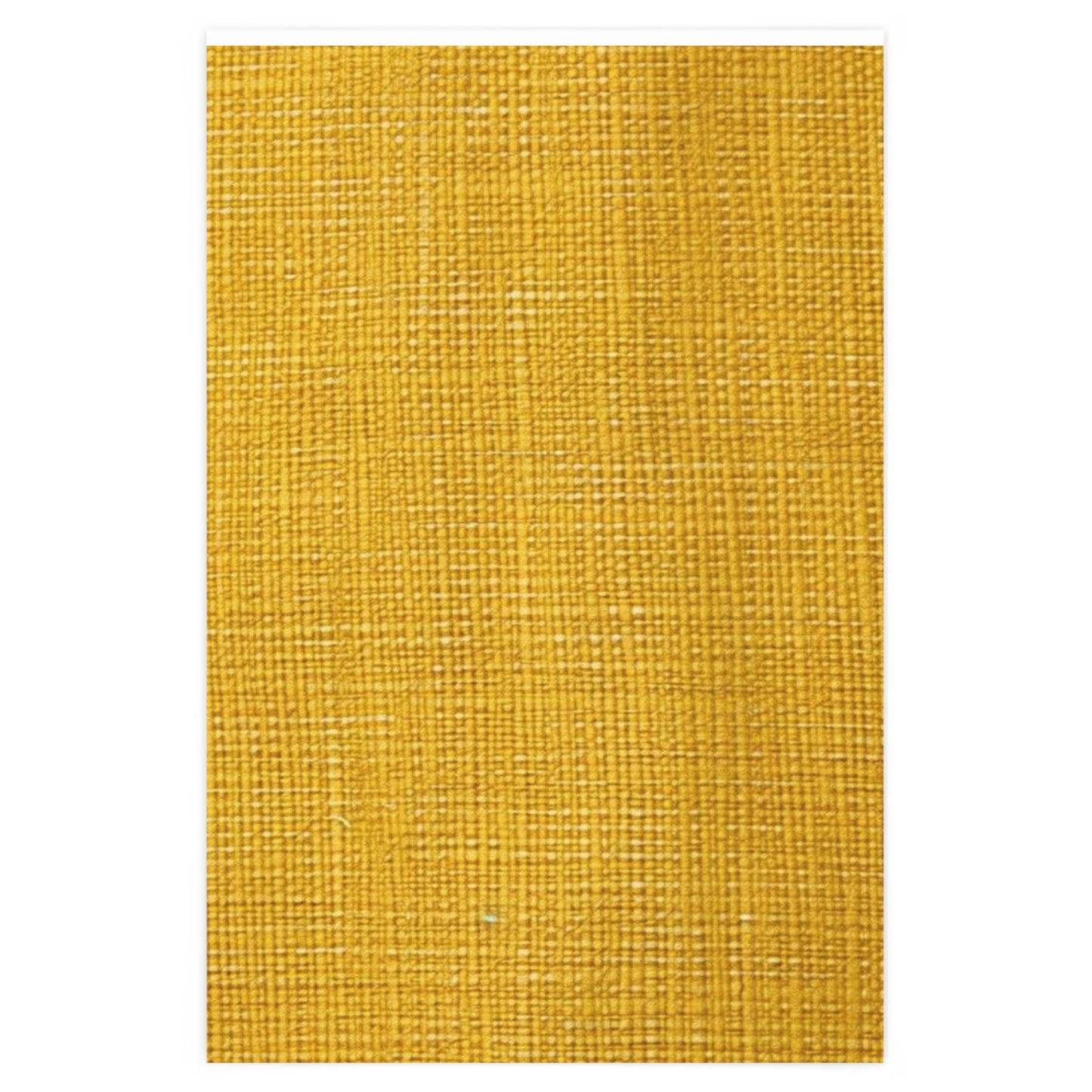 Radiant Sunny Yellow: Denim-Inspired Summer Fabric - Wrapping Paper