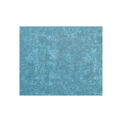 Bright Aqua Teal: Denim-Inspired Refreshing Blue Summer Fabric - Crushed Velvet Blanket