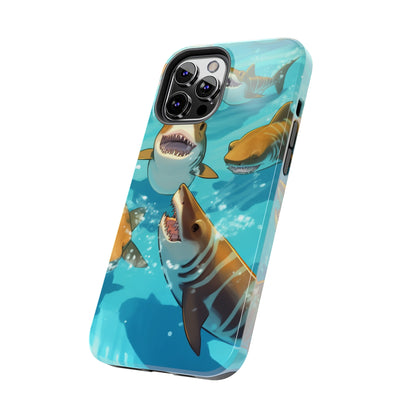 Tiger Shark: Ocean Marine Wildlife - Underwater - Tough Phone Cases