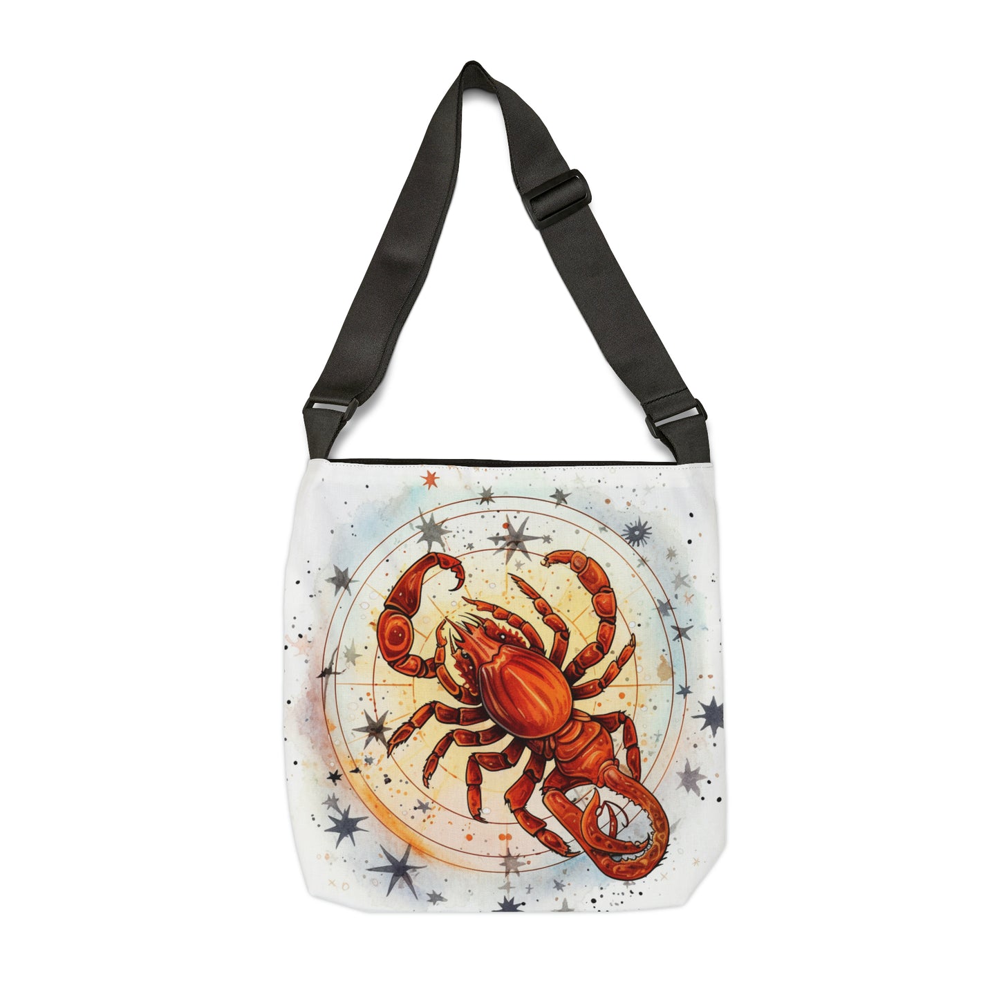 Prickly Scorpio Astrology - Sharp Zodiac Scorpion Celestial Horoscope - Adjustable Tote Bag (AOP)