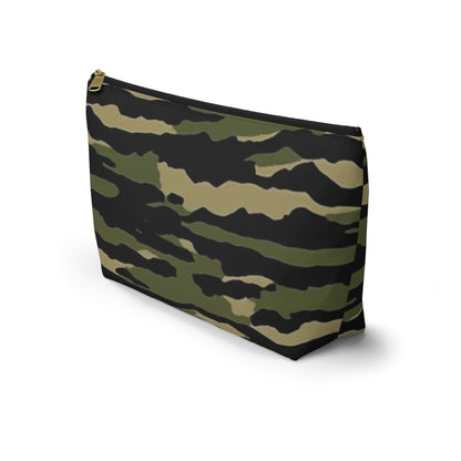 Tiger Stripe Camouflage: Military Style - Accessory Pouch w T-bottom