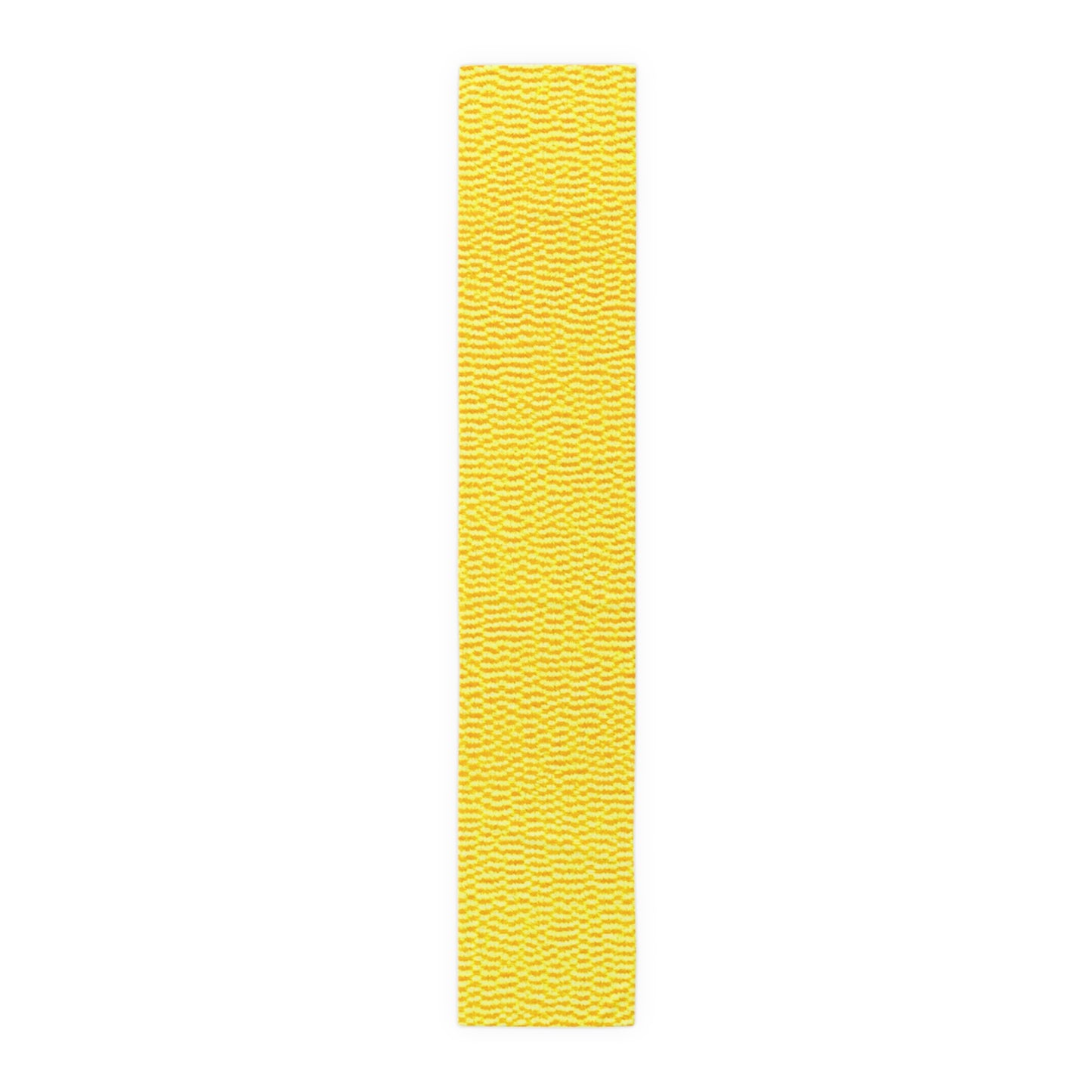 Sunshine Yellow Lemon: Denim-Inspired, Cheerful Fabric - Table Runner (Cotton, Poly)