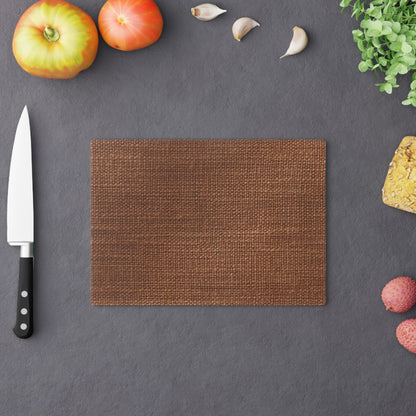 Luxe Dark Brown: Denim-Inspired, Distinctively Textured Fabric - Cutting Board