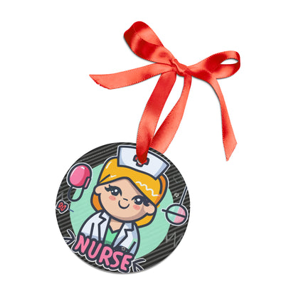 Kawaii Nurse Anime - Character Job Gift - Acrylic Ornament with Ribbon