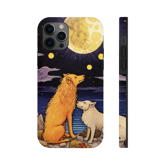 Moon Tarot Card Art - Embrace Your Intuition and Dreams - Tough Phone Cases