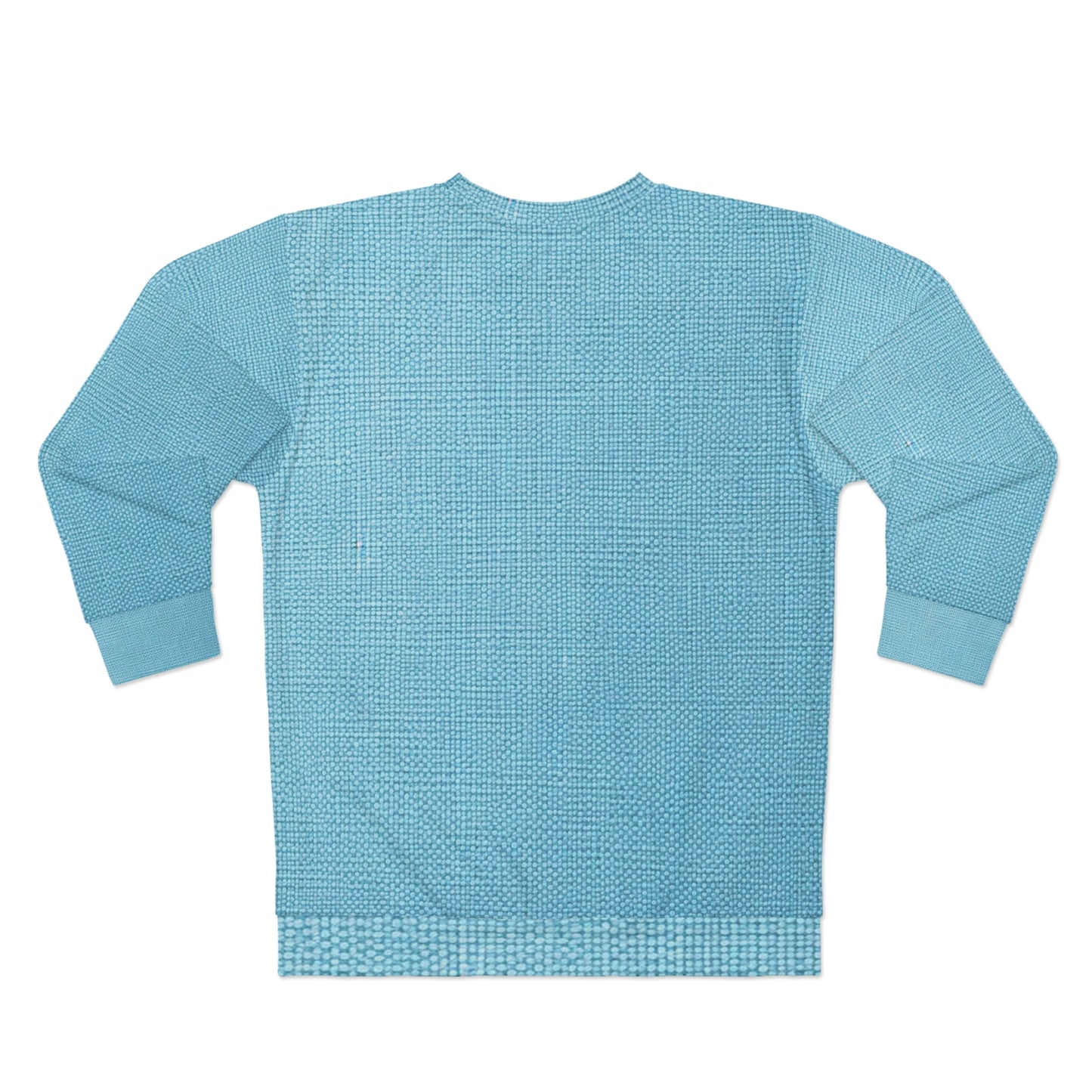 Bright Aqua Teal: Denim-Inspired Refreshing Blue Summer Fabric - Unisex Sweatshirt (AOP)