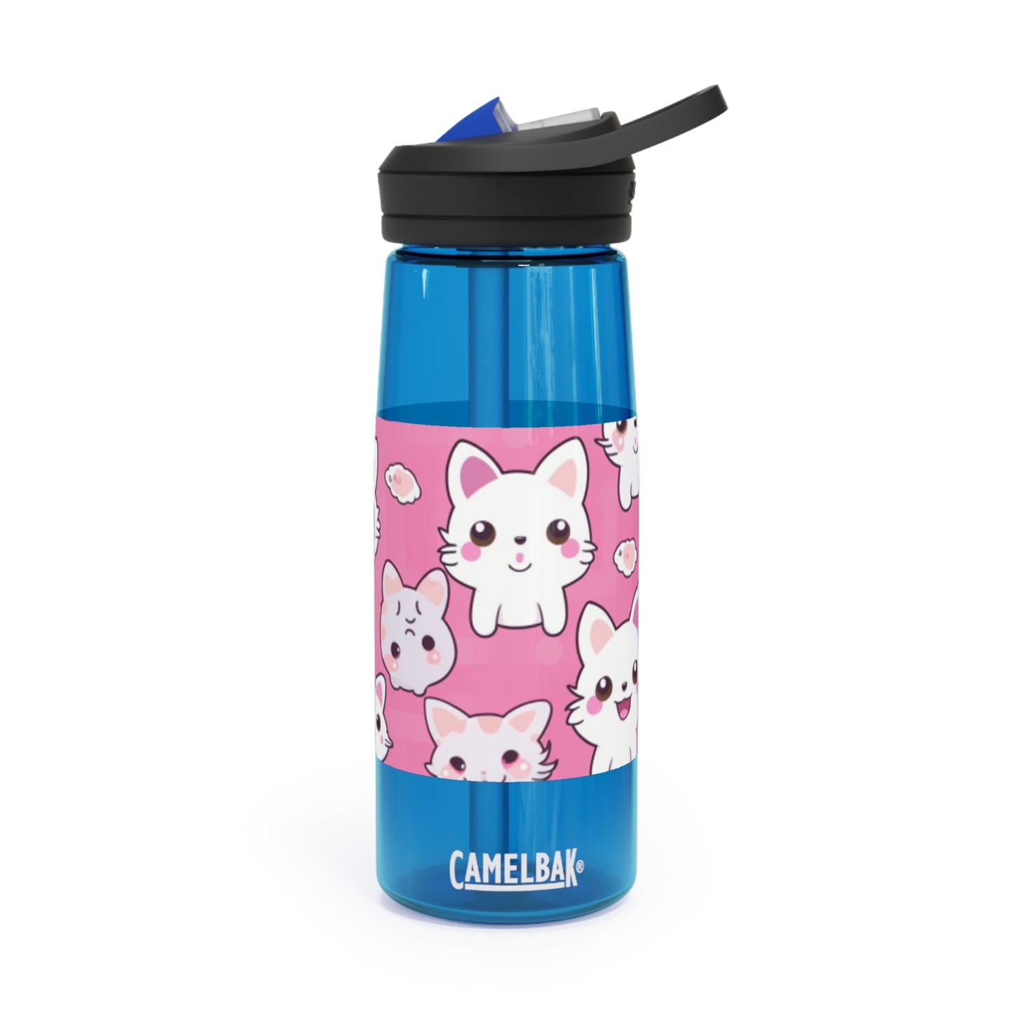 Cartoon Anime Kitten, Cat, Kitty - Cute and Colorful - CamelBak Eddy®  Water Bottle, 20oz\25oz