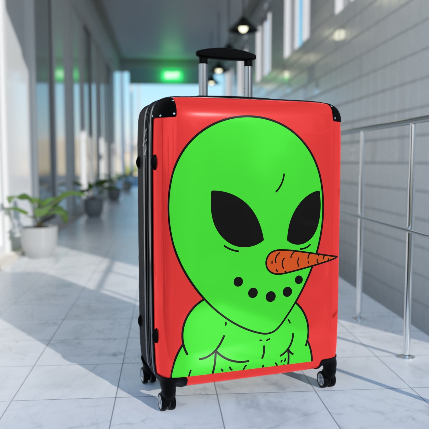 Veggie Visi Alien Visitor Galactic Space Suitcase