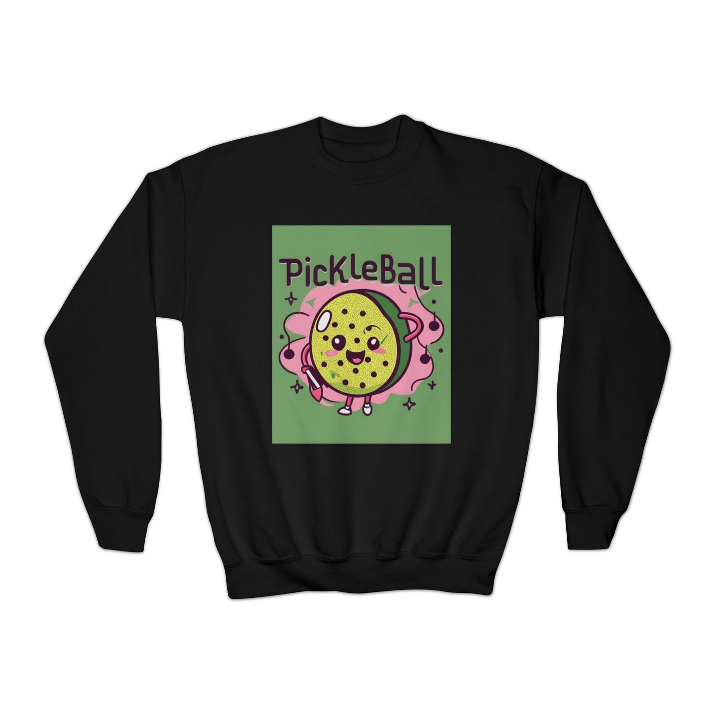 Pickleball kawaii - Sport Anime - Youth Crewneck Sweatshirt