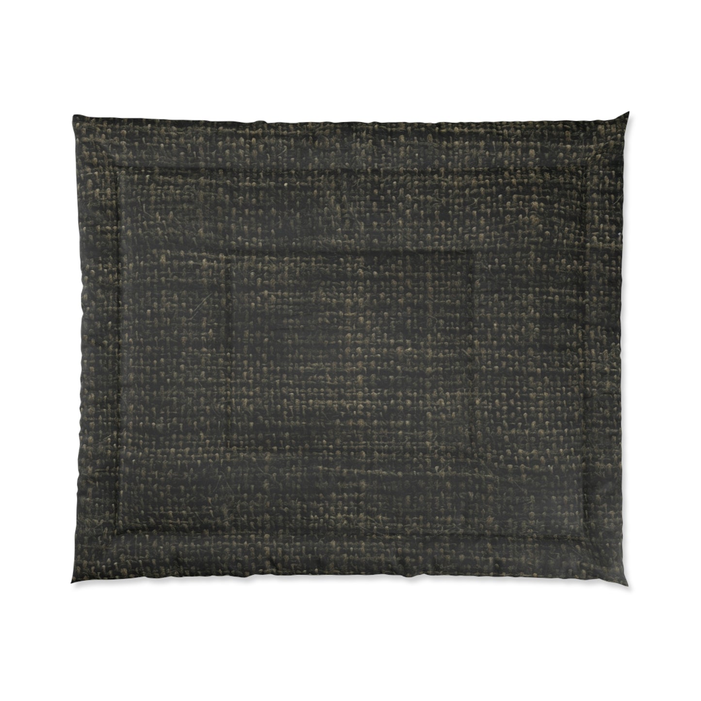 Sophisticated Seamless Texture - Black Denim-Inspired Fabric - Comforter