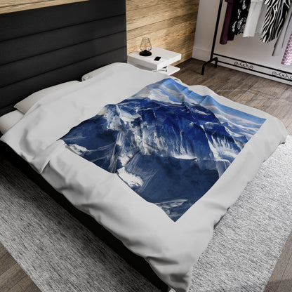 Monte Everest, Velveteen Plush Blanket