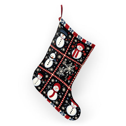 Snowman Winter Quilt Design - Christmas Stockings